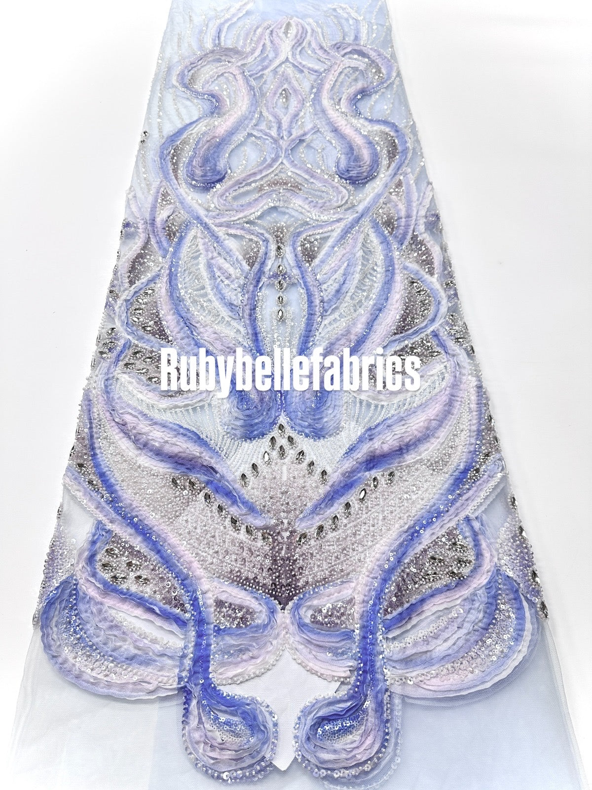 Peridot Bloom Stone couture fabric