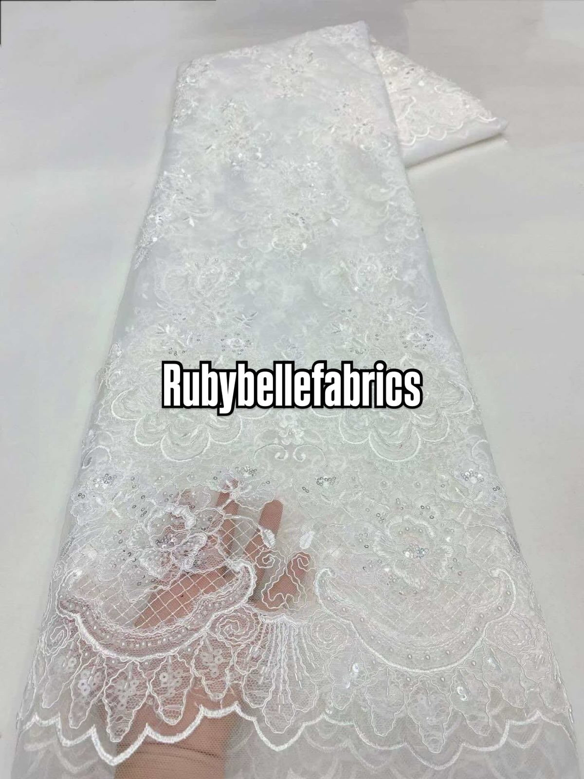 Anella Ornate Floral Motif Fabric