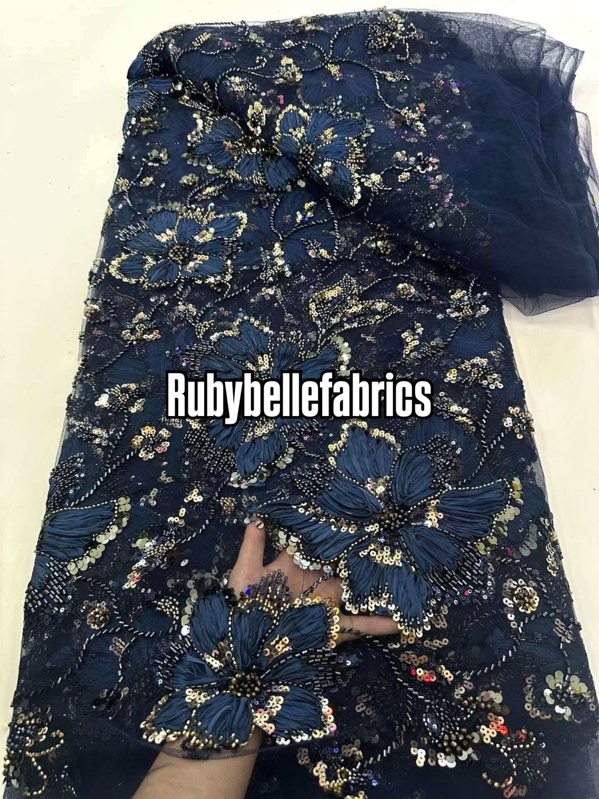 Enton Floral Petal Luxury Fabric