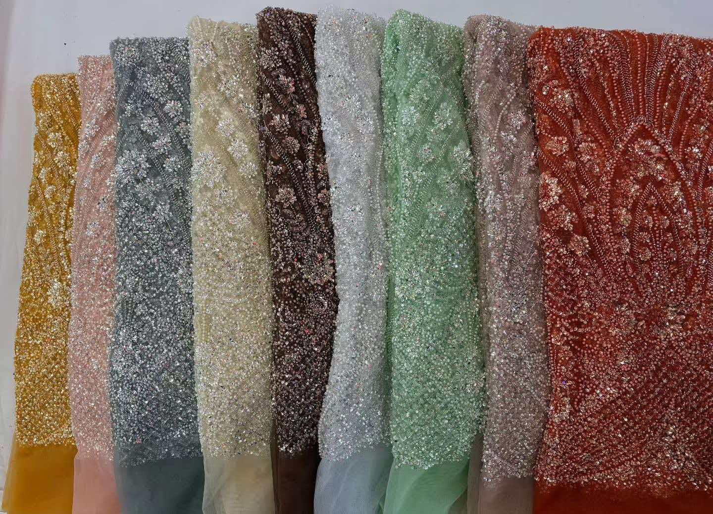 Ranola Beaded Sequin Fabric