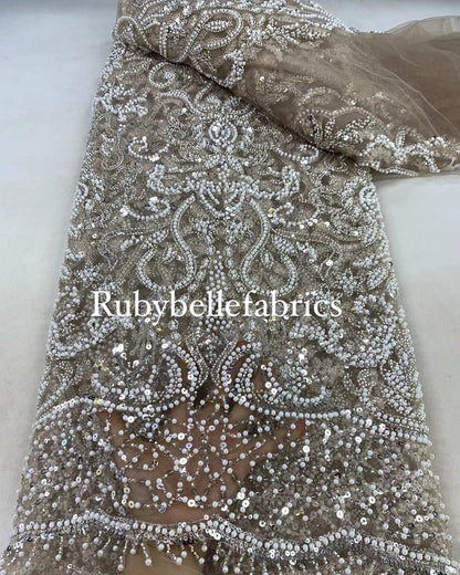 Texluxe Handmade Quality Beaded Fabric