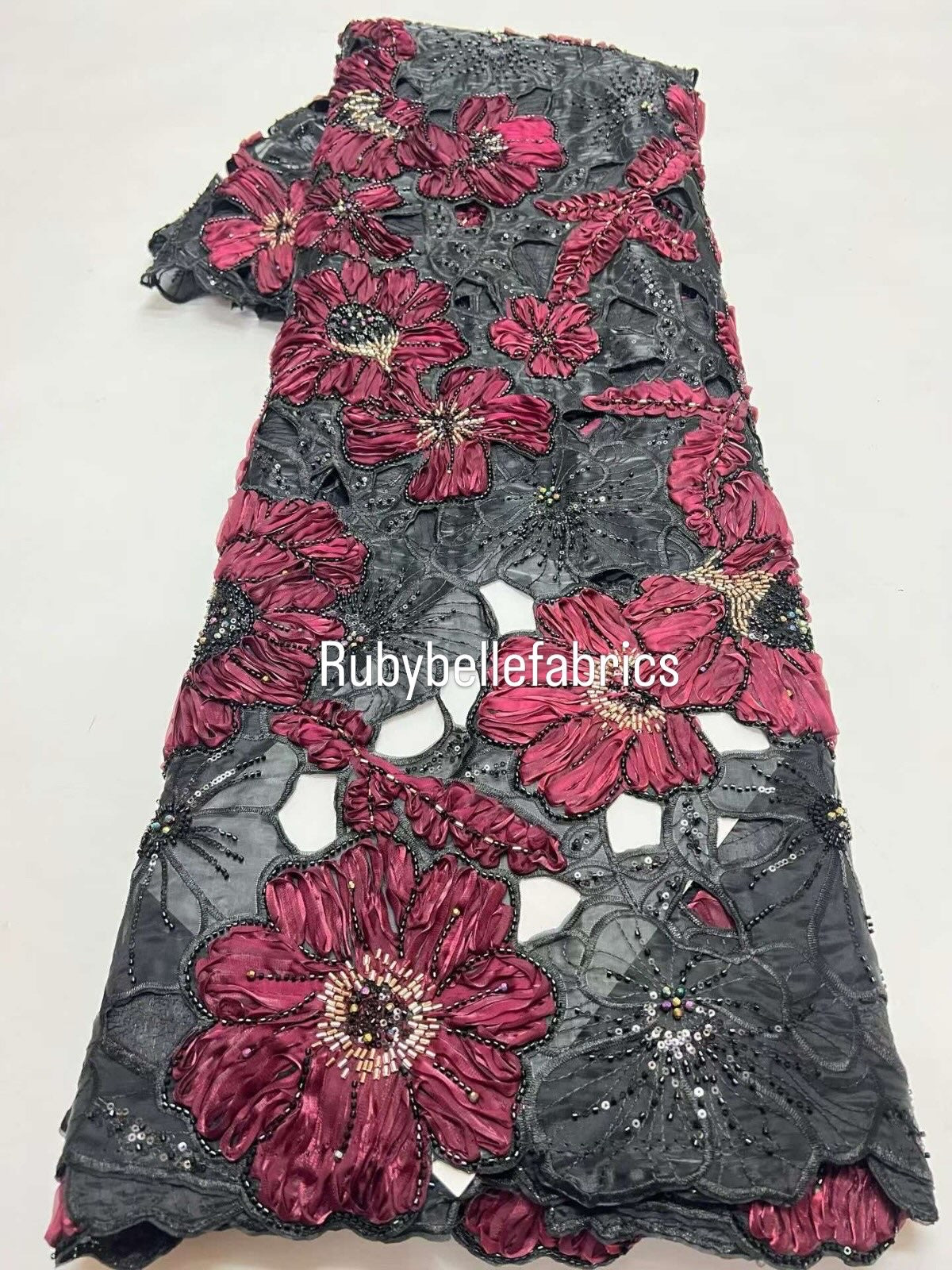 Avunx High Quality Handcut Floral Fabric