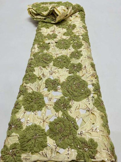 Arbie High Quality Handcut Floral Fabric