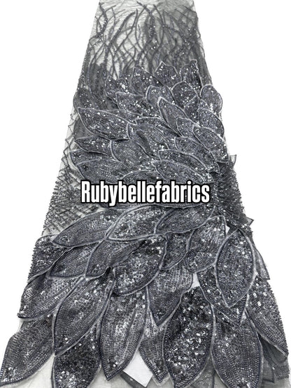 Ames 3D Deluxe Luxury Beaded Fabric