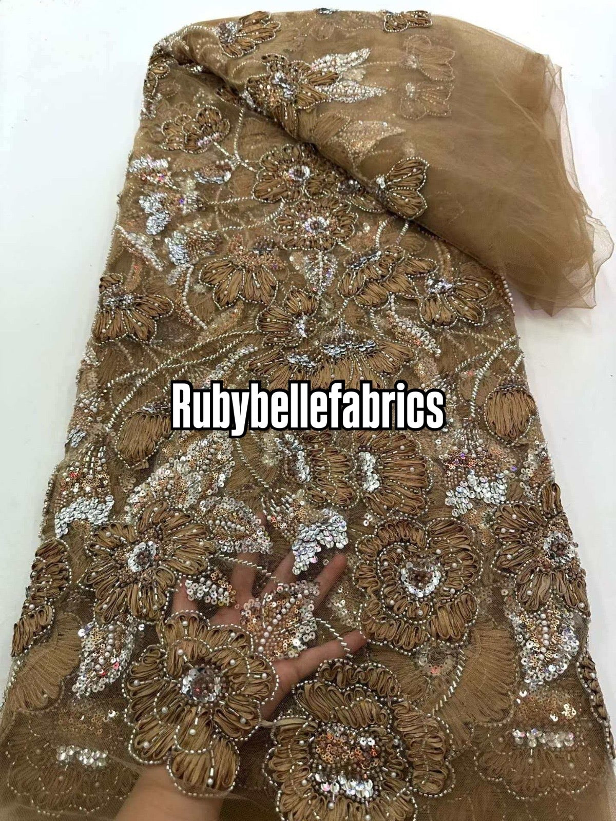 Enron Floral Petal Luxury Fabric