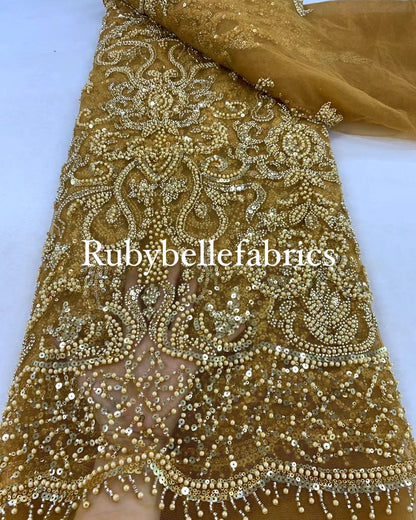 Texluxe Handmade Quality Beaded Fabric