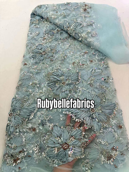Enton Floral Petal Luxury Fabric