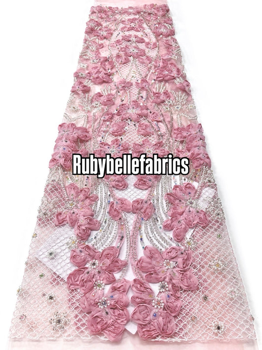 Rosette Premium Lace High Quality Couture Fabric