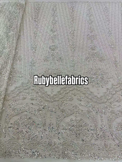 Attle Luxury Beaded Fabric