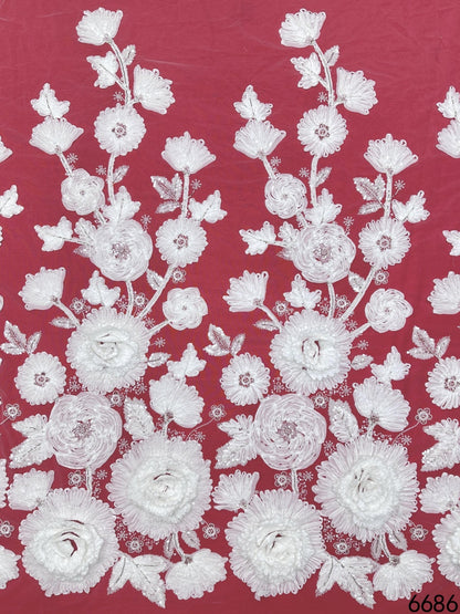 Arstone 3D Luxury Beaded Fabric