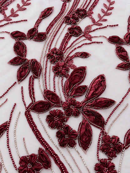 Mexolle Floral 3D Luxury Fabric