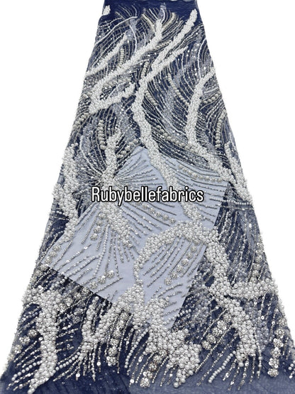 Axim High Quality Beaded Fabric
