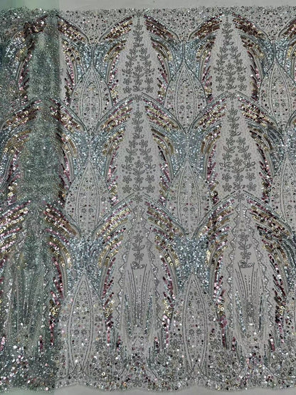 Onutte Beaded Sequin Fabric