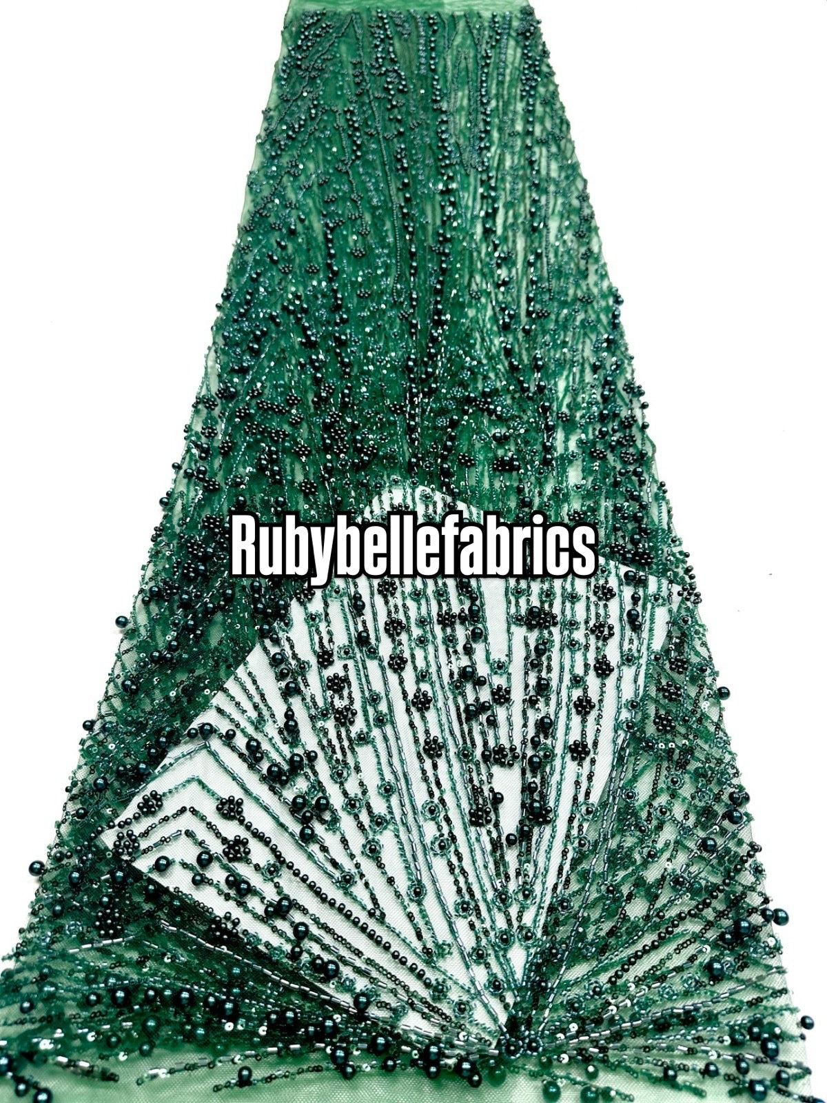 Encia Beaded Lace Fabric