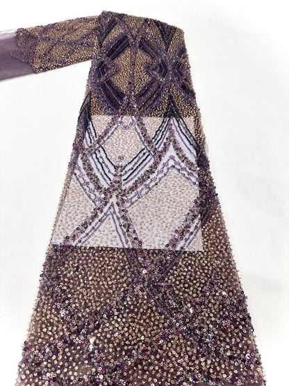 Vieonne High Quality Beaded Fabric