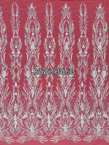Oher High Quality Beaded Sequin Fabric