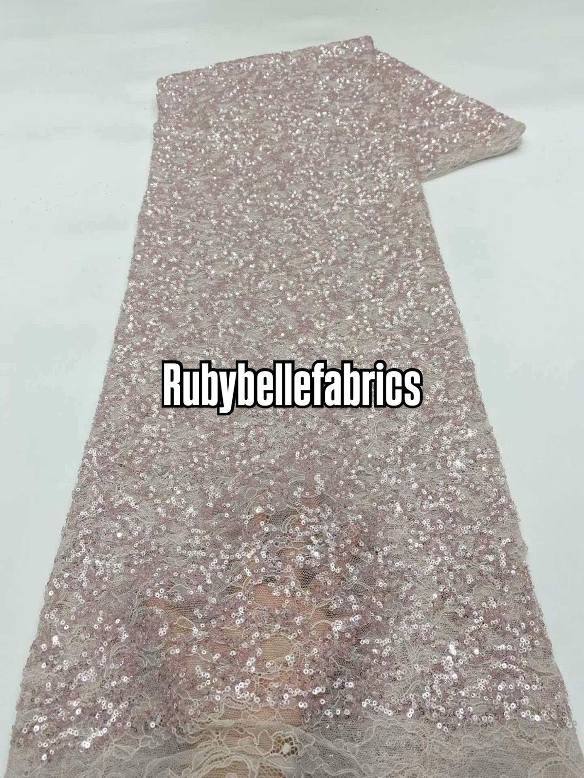 Umber Net Sequin Fabric