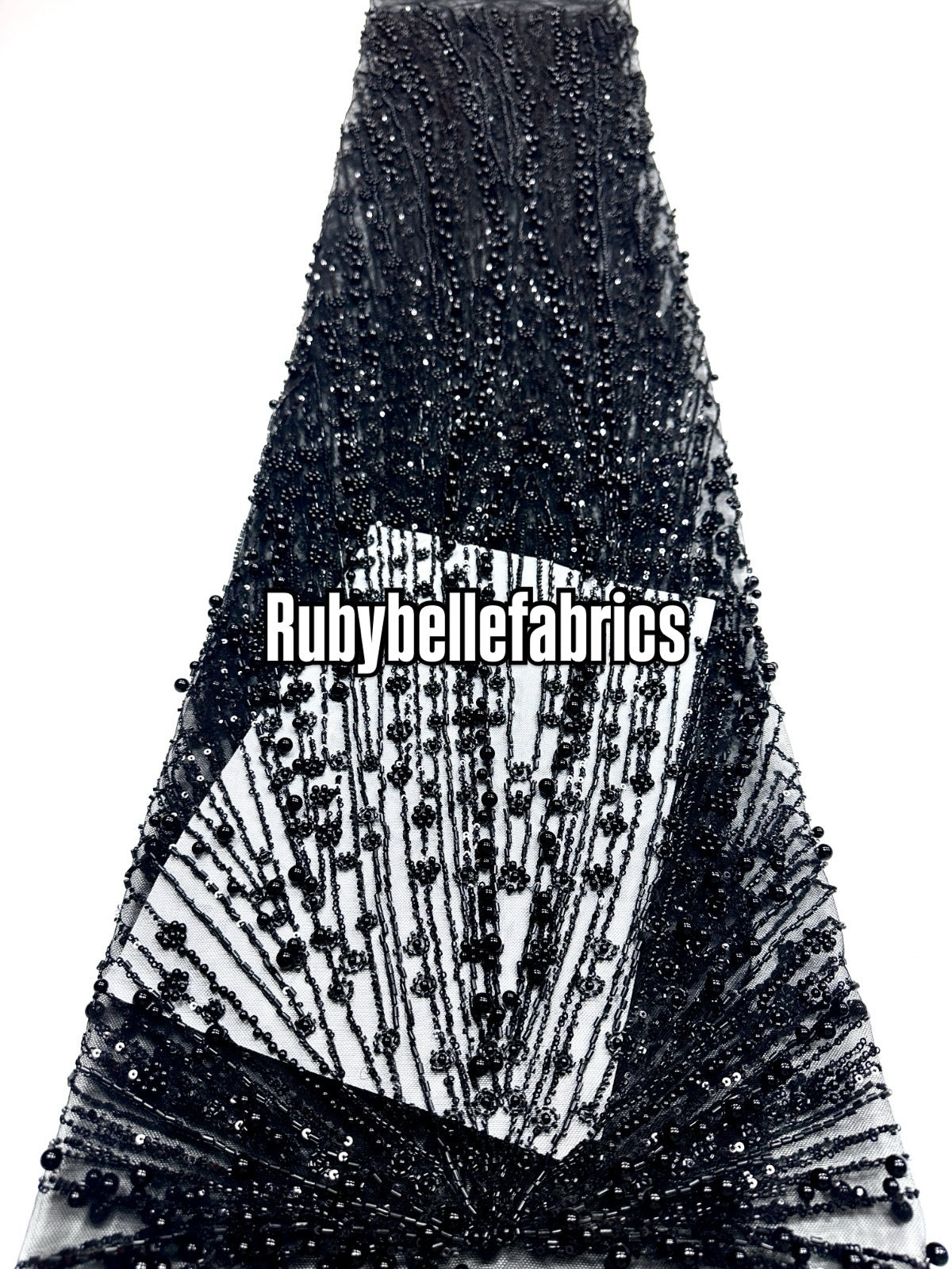 Encia Beaded Lace Fabric