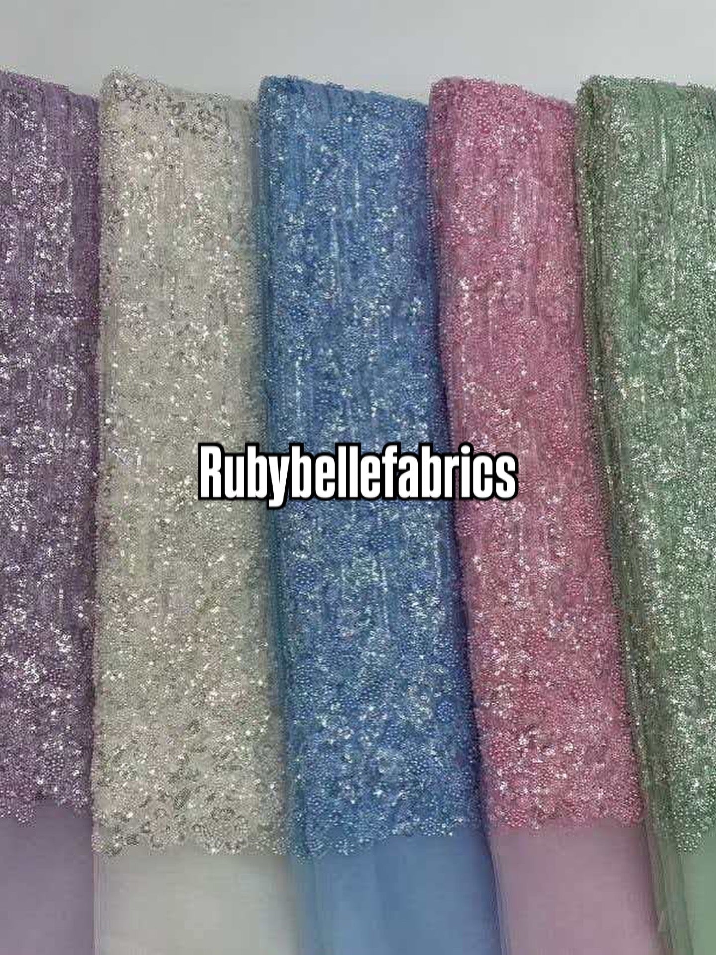 Uatic Sequin Beaded Fabric