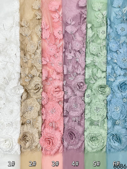 Arstone 3D Luxury Beaded Fabric