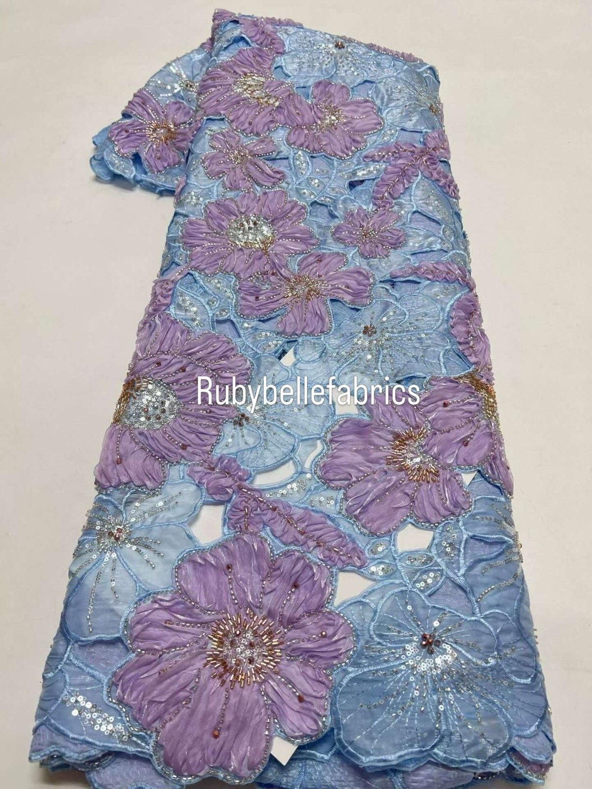 Avunx High Quality Handcut Floral Fabric