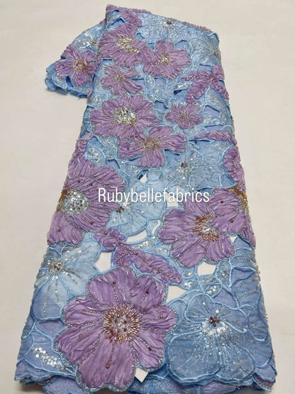 Avunx High Quality Handcut Floral Fabric