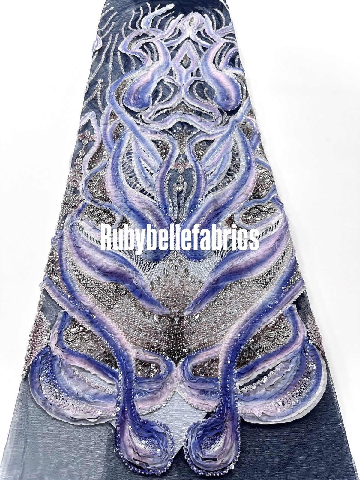 Peridot Bloom Stone couture fabric