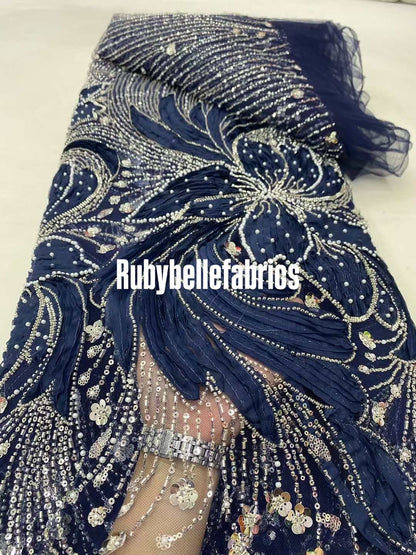 Lemier Beaded Petal Luxury Fabric