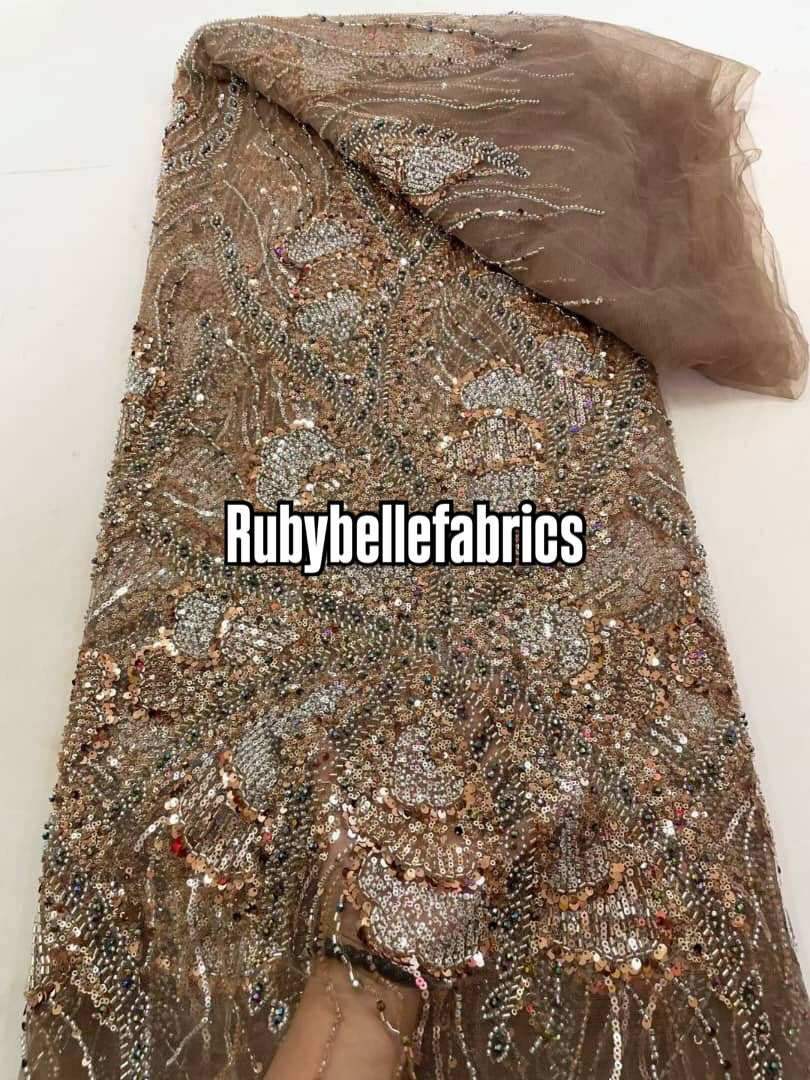 Rituon Quality Beaded Fabric