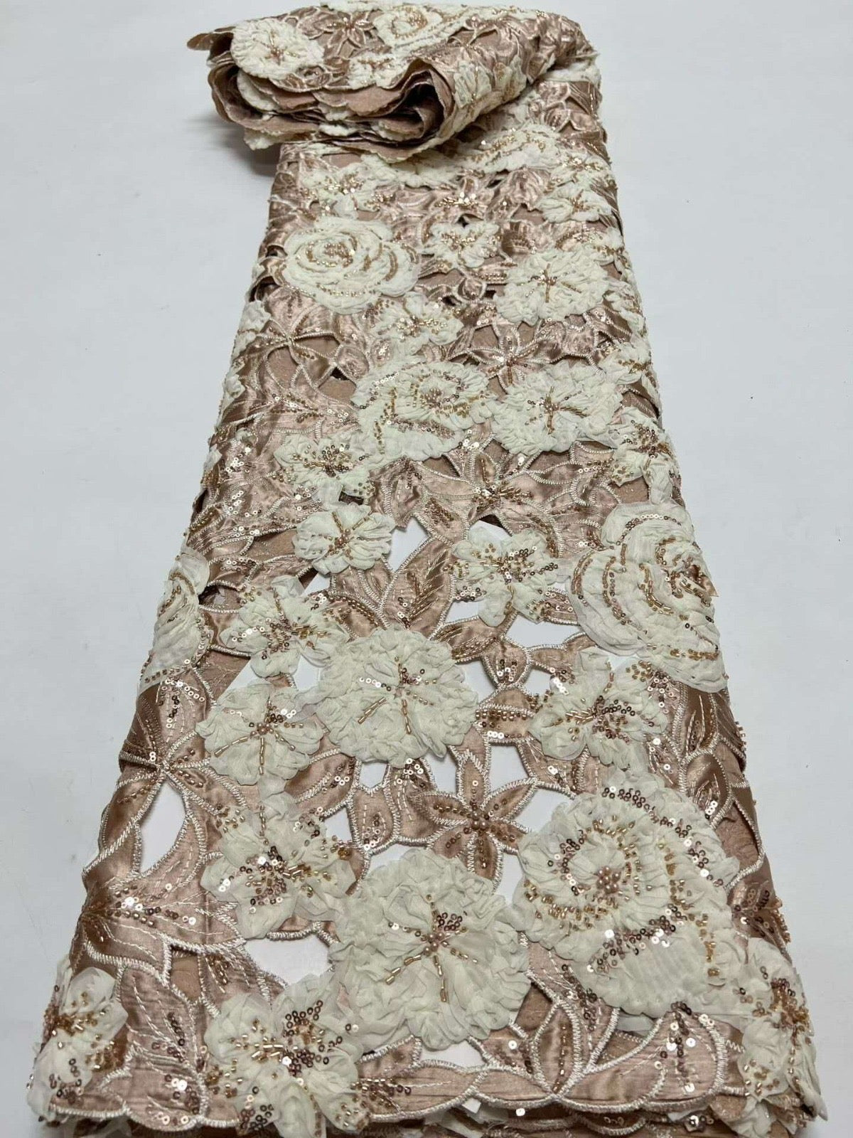 Arbie High Quality Handcut Floral Fabric