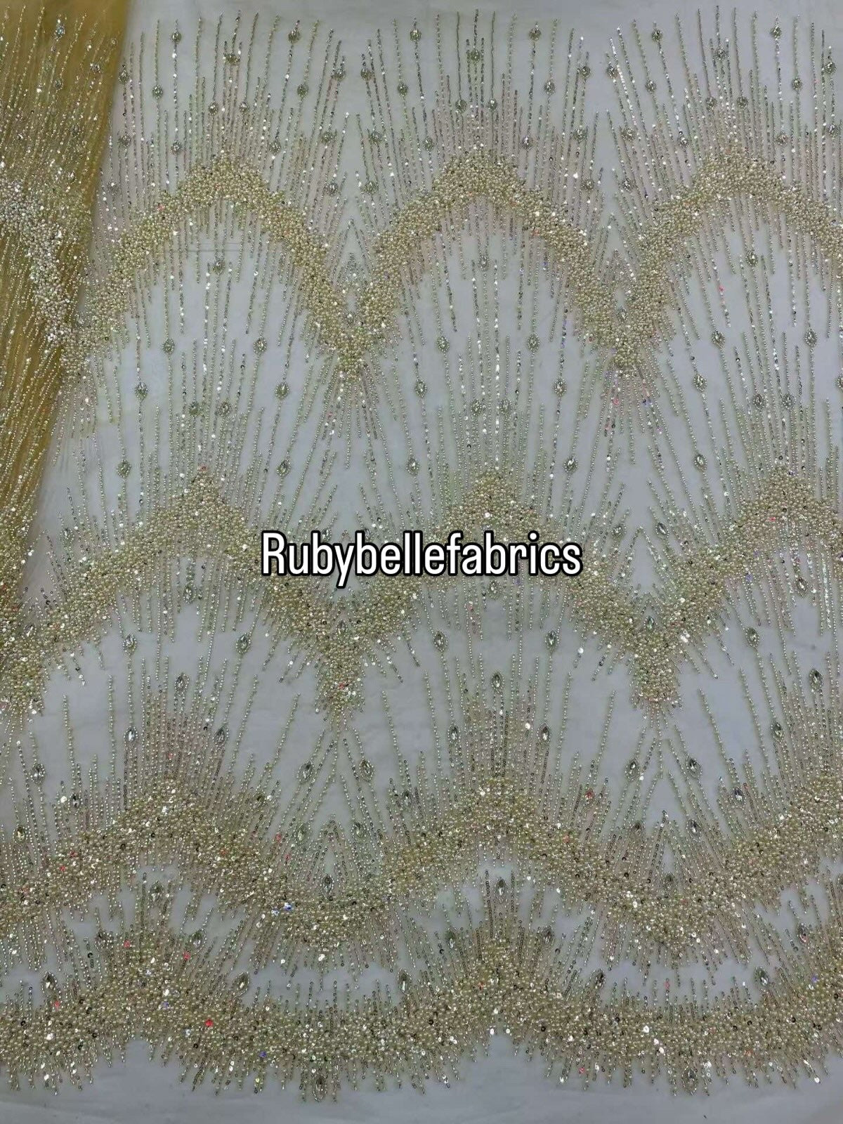 Eesit High Quality Luxury Beaded Fabric
