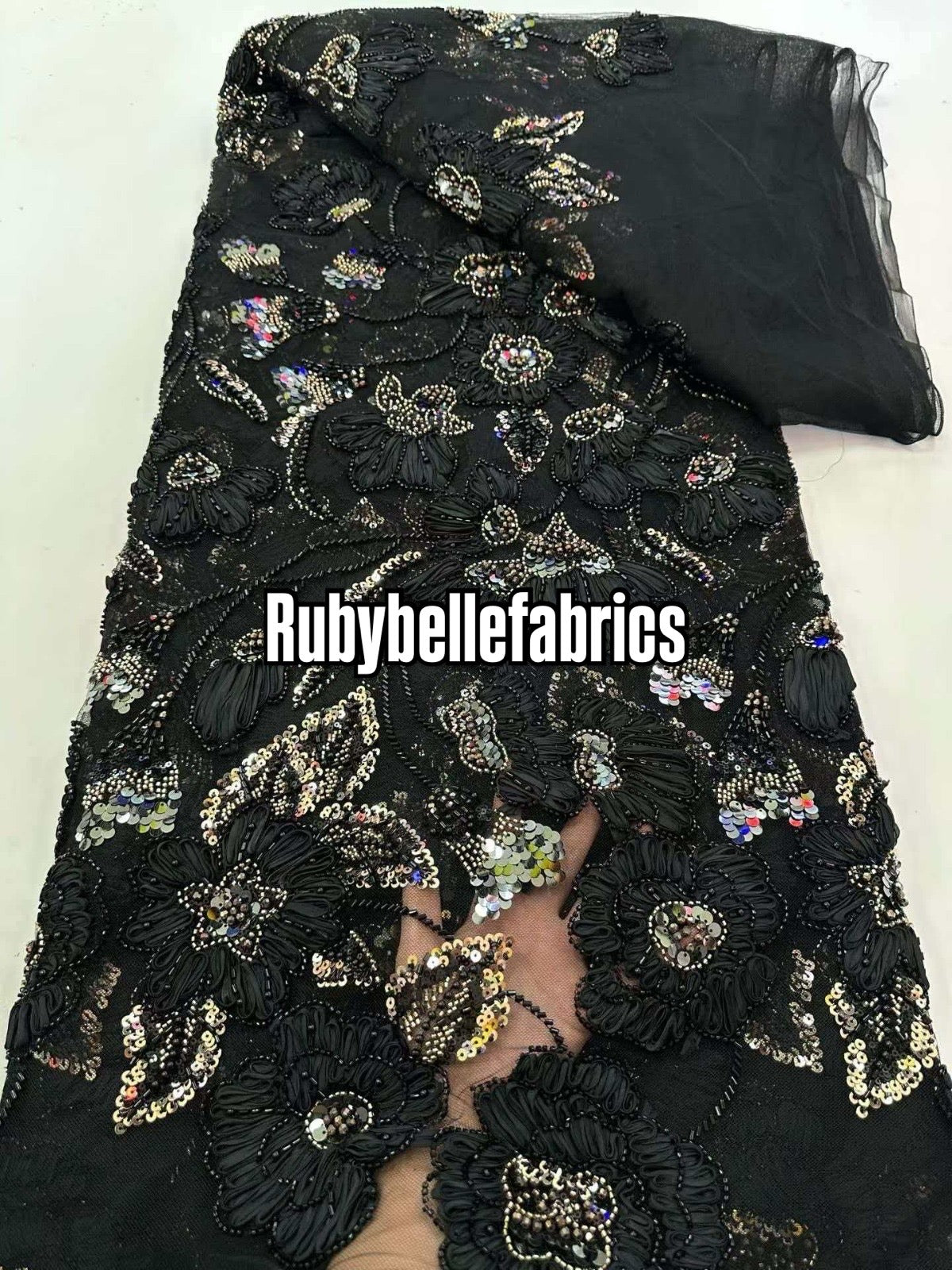 Enron Floral Petal Luxury Fabric