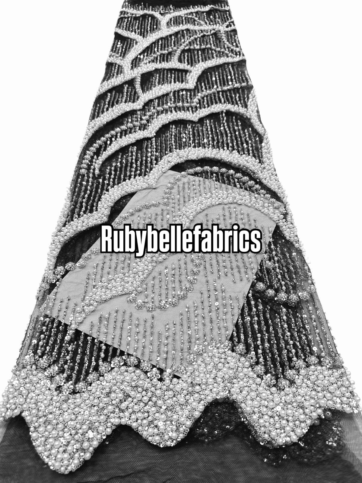 Cilia High Quality Beaded Fabric