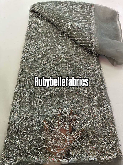 Attle Luxury Beaded Fabric