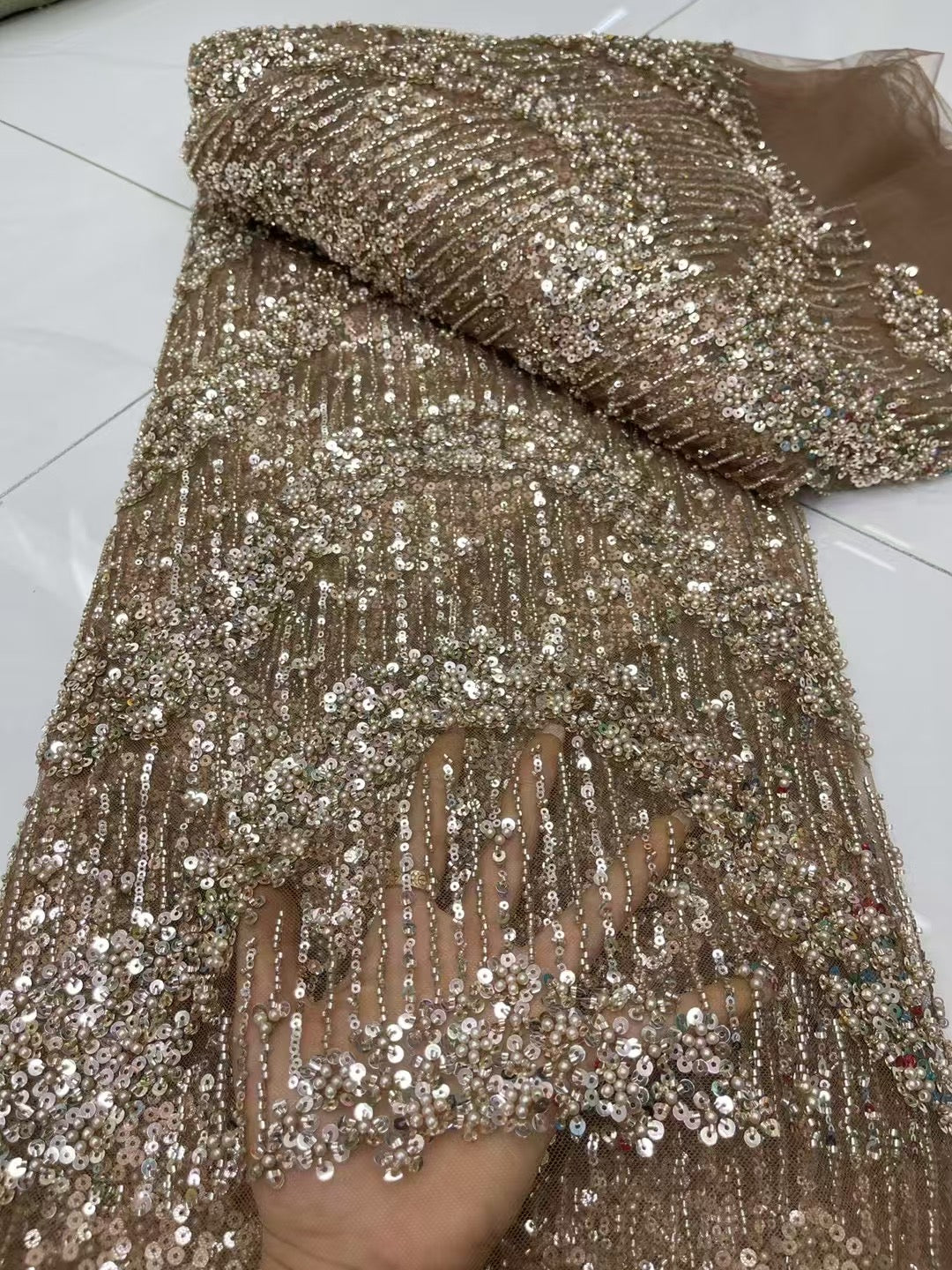 Yota Luxury Sequin Fabric - More Colors