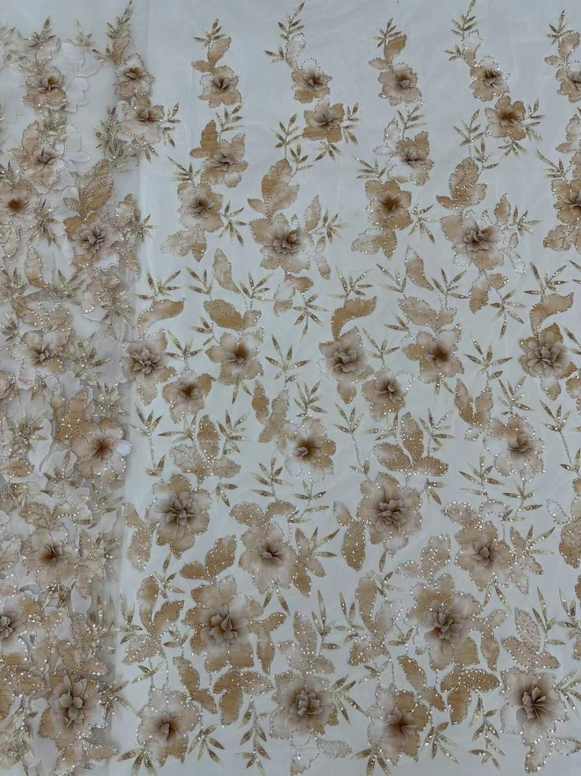 Wigeon High quality 3D Beaded Fabric