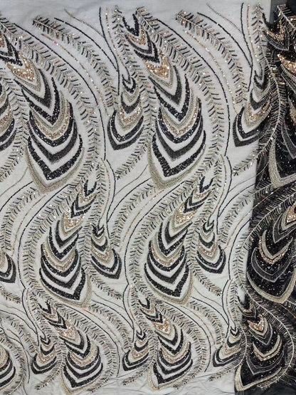 Yeerai Luxury Beaded Fabric