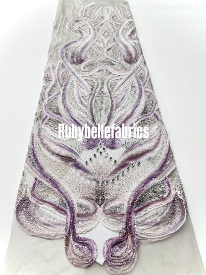 Peridot Bloom Stone couture fabric