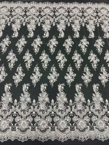 Anella Ornate Floral Motif Fabric