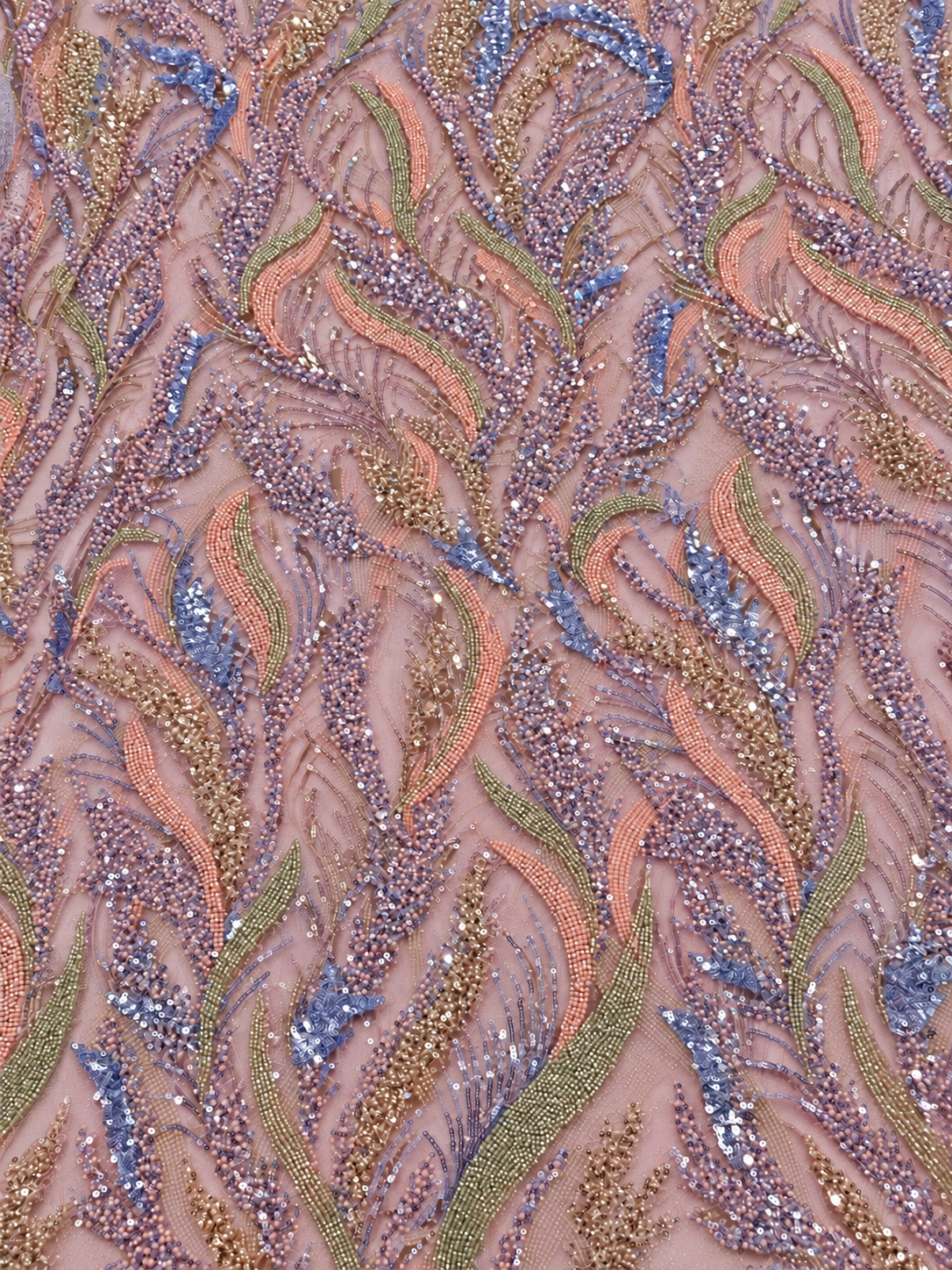Laco Luxury Fabric - Blush/Lilac