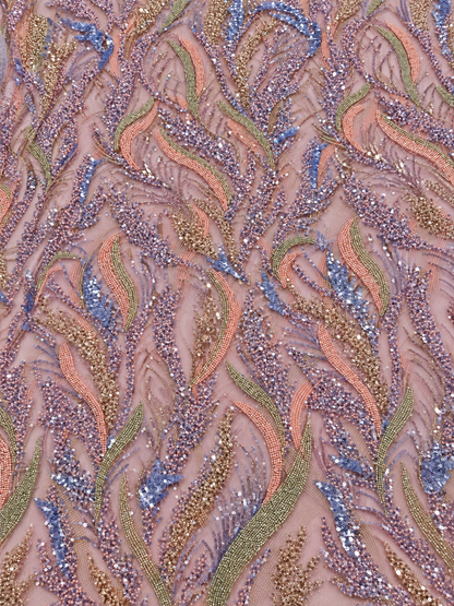 Laco Luxury Fabric - Blush/Lilac