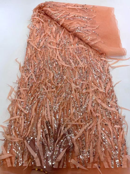 Frilly 3D Luxury Handmade Fabric