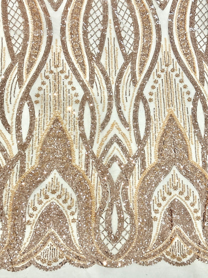 Velix Beaded Sequin Fabric