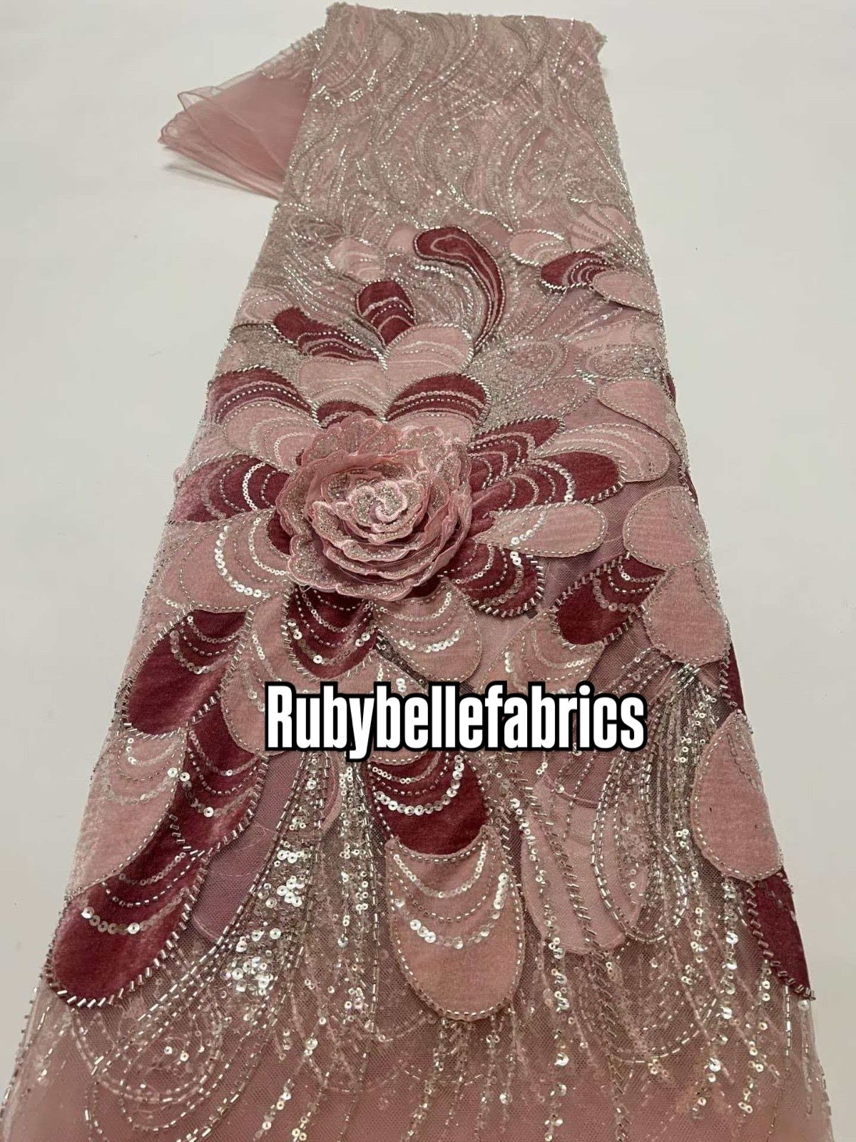 Yond 3D Floral Petal Fabric