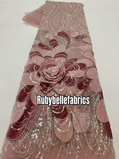 Yond 3D Floral Petal Fabric