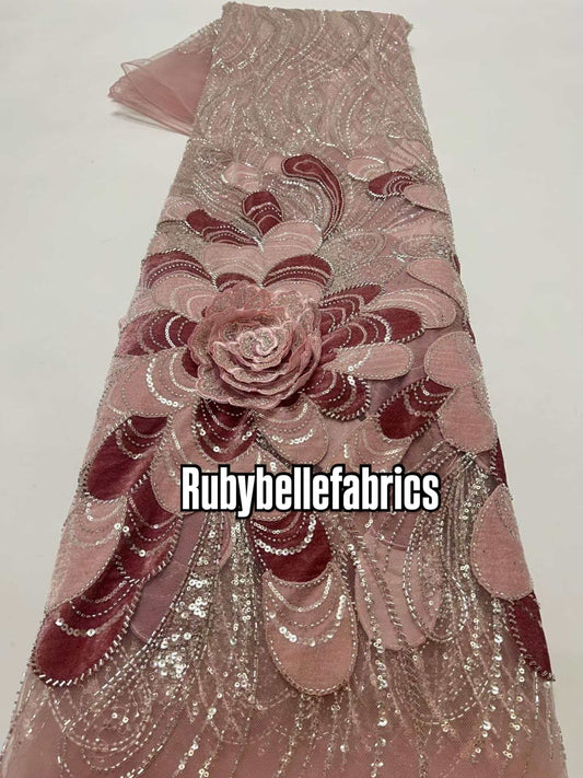 Yond 3D Floral Petal Fabric