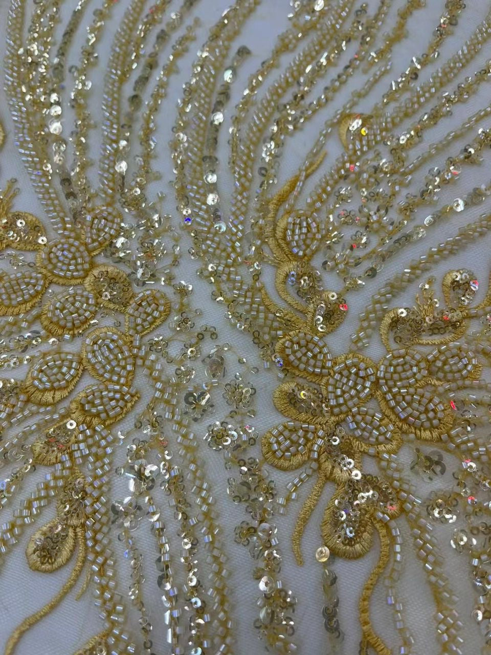 Middo Sequin Beaded Fabric