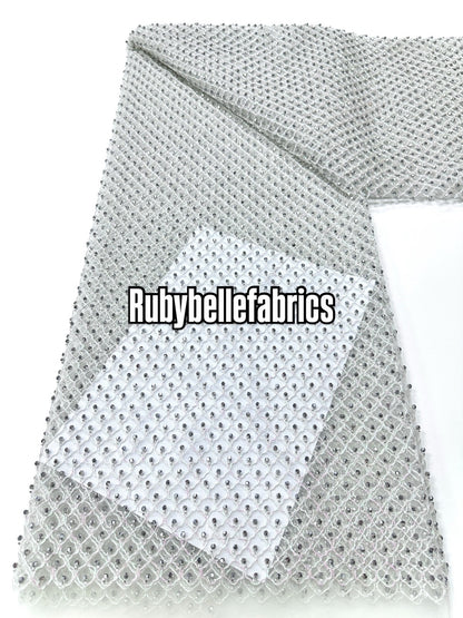 Gixel Luxury Deluxe Dripping Stones Fabric