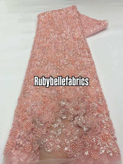 Uatic Sequin Beaded Fabric