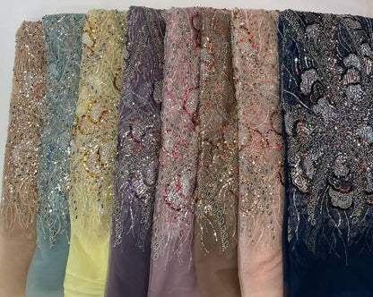 Rituon Quality Beaded Fabric